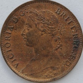 FARTHINGS 1885  VICTORIA  UNC LUS