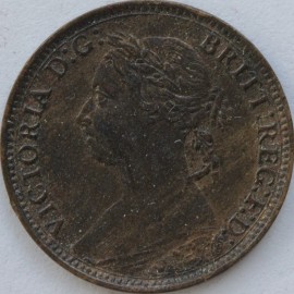 FARTHINGS 1885  VICTORIA  UNC.T.