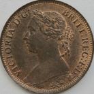 FARTHINGS 1886  VICTORIA  UNC LUS