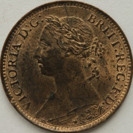 FARTHINGS 1890  VICTORIA  UNC LUS