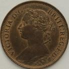 FARTHINGS 1891  VICTORIA UNC.T.