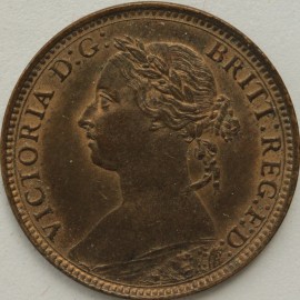 FARTHINGS 1891  VICTORIA  UNC.T.