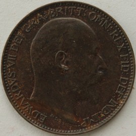 FARTHINGS 1904  EDWARD VII RARE IN THIS GRADE SUPERB TONED UNC