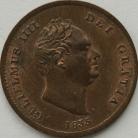 THIRD FARTHINGS 1835  WILLIAM IV GEF