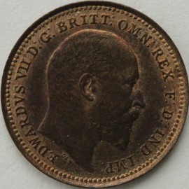 THIRD FARTHINGS 1902  EDWARD VII  SUPERB  UNC.T.