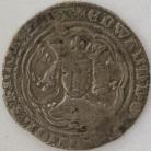 EDWARD III 1351 -1377 EDWARD III GROAT. 4th Coinage. Series G. Pre-treaty period. London mint. MM CROSS 3. UNBARRED. 'Ns' in London. NVF