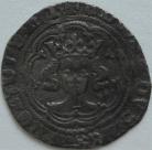 EDWARD III 1361 -1369 EDWARD III HALFGROAT TREATY PERIOD LONDON MINT MM CROSS POTENT RARE NVF