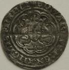EDWARD III 1351 -1361 EDWARD III HALFGROAT 4TH COINAGE SERIES C PRE-TREATY PERIOD LONDON MINT MM CROSS III GOOD PORTRAIT NVF